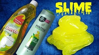 TUTKALSIZ BORAKSSIZ POFUDUK SLIME NASIL YAPILIR  SLAYM  DESTO BULAŞIK DETERJANI VE PANTENE İLE [upl. by Rehpatsirhc523]