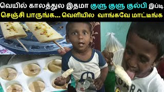 Kulfi Recipe in Tamil  Badam Pista Kulfi  Kulfi Ice cream Recipe tamil  kulfi ice at home Tamil [upl. by Yreneh230]