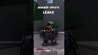 Summer Update Leak  The Strongest Battlegrounds shorts [upl. by Jeremias522]