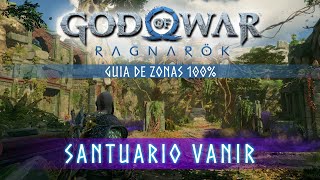 God of War Ragnarok Guia de Zonas 100  Santuario Vanir Localización coleccionables [upl. by Nylhtak]