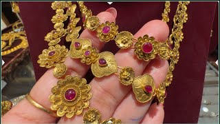 Tanishq 22k Bridal Necklace Set Designs with PriceLayer Necklace DesignNakashi NecklaceDeeya [upl. by Snashall257]