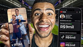 Como CRIAR VÍDEOS VIRAIS de FUTEBOL COM IA PARA MONETIZAR no TIKTOK Dinheiro Online [upl. by Jew950]