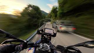 BMW R1300GS in den Dolomiten  Atemberaubende ItalienTour DJI Action 4 Valastagna SP38 RAW 4K Sound [upl. by Samau]