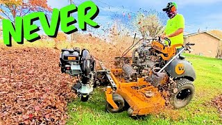 How To Quick Fall Clean Up Mowers  Leaf Blowers  UMOUNT  In Action On Video [upl. by Lovel]