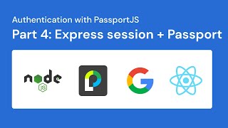 NodeJS Authentication with Passport2021  Part 4  Express session amp Passport Local Strategy [upl. by Nosral]