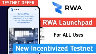 RWA Launchpad Incentivized Testnet  New Testnet Airdrop  Mahmudul Official [upl. by Enilrac]