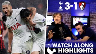 HUGE WIN AT HOME Tottenham 31 Bournemouth INSTANT MATCH REACTION [upl. by Ahsiel593]