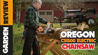 🏕️ Oregon Cs1500 Electric Chainsaw Review In 2023 [upl. by Nylanaj405]