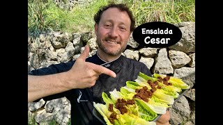 ENSALADA CESAR AUTÉNTICA ✅ Sencilla y Genial 👍🏻  GUILLE RODRIGUEZ [upl. by Acinemod]