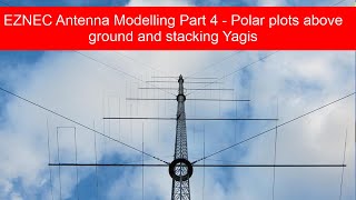 EZNEC Antenna Modelling  Part 4 Creating Polar Plots and Stacking Yagis for measurement [upl. by Osrick109]