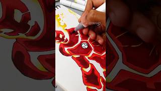 ✨Drawing HeatBlast From Ben10✨ with Ohuhu Markers shorts ben10 heatblast [upl. by Bevvy]