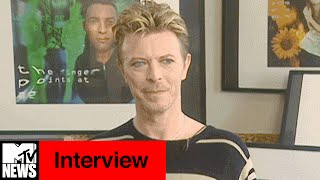 David Bowie Full Interview 1995  MTV News [upl. by Baudoin698]