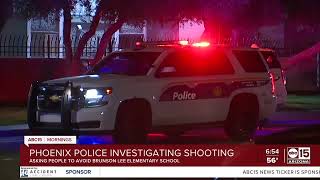 Shooting under investigation near school in area of 48th Street and McDowell Road [upl. by Ted]