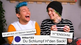 Lustige H4TE Kommentare an Taddl und mich vorlesen [upl. by Myna]