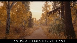 Skyrim SE Mods Landscape Fixes For Verdant Grass SE [upl. by Ahsena575]