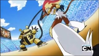 Infernape vs Electivire with Johto Victory Theme [upl. by Matthia]