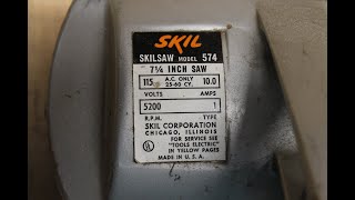 Skilsaw 574 Type 1 Refresh and trigger replacement [upl. by Suivatna115]