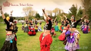 DANZA TRIBAL CHILOÉBurning of the temple ATS Flashmob Worldwide 2018 [upl. by Gean]