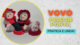 Faça você mesmo vovozinha encosto de porta é prática e linda [upl. by Amelia92]