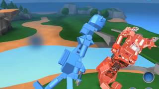 Blocksworld Robot Ragdoll Fighting  created by Elyse CP [upl. by Ailey]