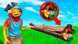 He Couldnt FIND ME In The TREE TRUNK Fortnite Hide amp Seek [upl. by Rubio]