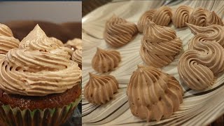 chocolate whipped cream frosting chocolate frosting frosting for cakes amp cup cakes [upl. by Trilbie]