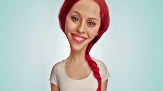 Photoshop Tutorial  How to Make Caricature Photo Effect [upl. by Amej]