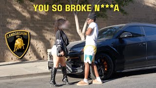 Gold Digger SPIT ON ME AFTER GETTING EXPOSED  LAMBORGHINI GOLD DIGGER PRANK [upl. by Opiak]