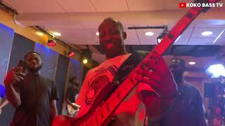 MINISTER DUNSIN OYEKAN GRABS THE BASS FROM KOKO BASS AT THE UPPER ROOM ABUJA bassfootage [upl. by Konstanze]