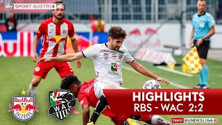 tipico Bundesliga 28 Runde FC Red Bull Salzburg  Wolfsberger AC 22 [upl. by Thurnau]