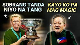 3X World CHAMPION ng Germany INAKALANG UBOS NA ang MAGIC ni EFREN REYES [upl. by Malilliw]