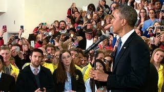 President Obama Speaks to Volunteers and First Responders in Boston [upl. by Anamor]