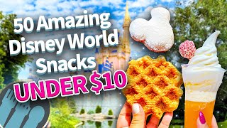 50 AMAZING Disney World Snacks Under 10 [upl. by Gefell]