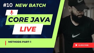 Day 10  Java Method Part1  Core Java Series [upl. by Spillar]