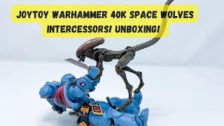 JOYTOY WARHAMMER 40k SPACE WOLVES INTERCESSORS UNBOXING AND REVIEW [upl. by Drusilla]