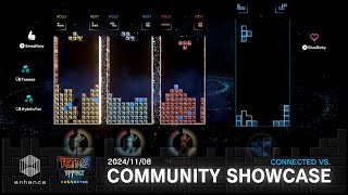 TECWC Community Showcase  CONNECTED VS  Tetris Forever Preview [upl. by Adnamor859]