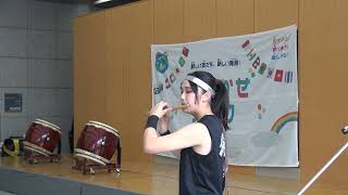 Taiko Drums 飛翔 JPN Flute Solo Annaka Sogo HS at Gunma Prefectural Office Oct 26 2024 [upl. by Egidio531]