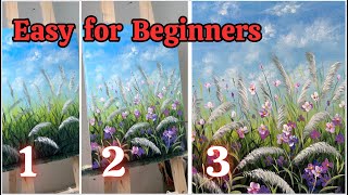 Acrylic Painting Tutorial  StepbyStep for Beginners [upl. by Nedearb]