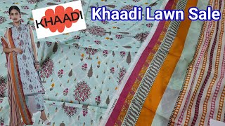 Khaadi Lawn Sale 20 OFF on unstitched  khaadi summer collection [upl. by Tunnell944]