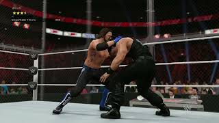 Shocking WWE Hell in the Cell Battle AJ Styles vs Roman Reigns [upl. by Nadnal]