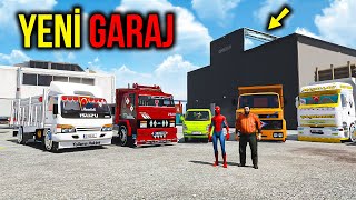 Recep Abinin Süper Kamyonlar ve Arabalar Garajını Geziyoruz  GTA 5 [upl. by Ayik]