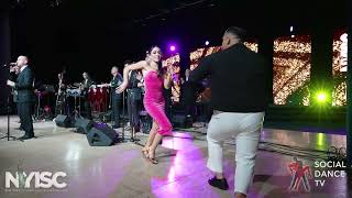 Brandon amp Michelle  Salsa social dancing  New York International Salsa Congress 2023 [upl. by Tonl798]