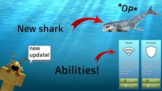 New sharkbite 2 mosasaurus and abilities update ROBLOX [upl. by Bobbye]