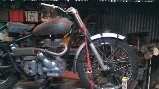 pre 65 royal enfield trials build restoration part 1 [upl. by Naihr]