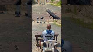 A nearGrandmaster run ruined by a silly NoShoot hit lol s7 uspsa practicalshooting hitfactor [upl. by Rennold897]