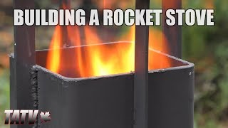 Building a Rocket Stove for Smelting WheelWeights and Casting Bullets [upl. by Yrekaz]