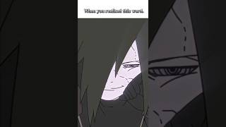 You finally realised his word 4k Edit🔥 madarauchiha Video credit n4r04 narutoshippuden naruto [upl. by Iruahs752]