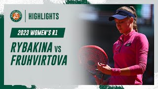 Rybakina vs Fruhvirtova Round 1 Highlights  RolandGarros 2023 [upl. by Willem]