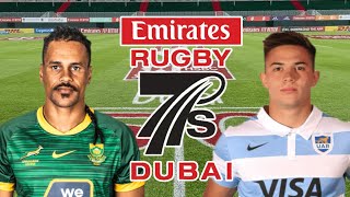 SOUTH AFRICA 7s vs ARGENTINA 7s DUBAI 7s 2023 FINAL Live Commentary [upl. by Talyah966]