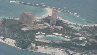 Aerial view of Atlantis Hotel  Nassau Bahamas [upl. by Norine]